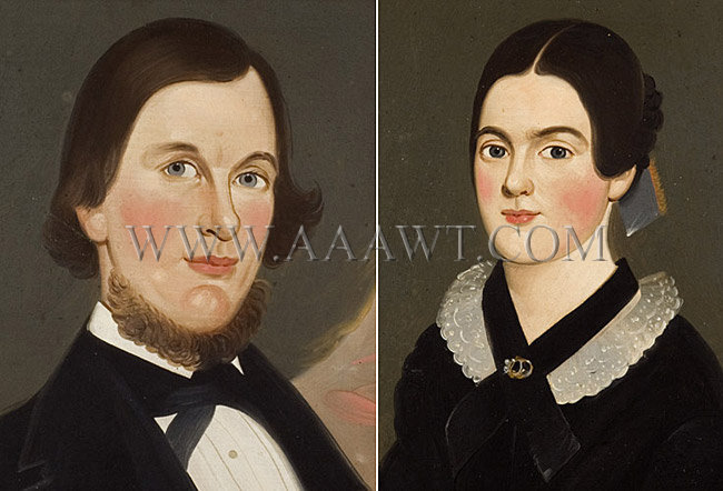 An Attractive Couple
Attributed to William Mathew Prior
Mid-Nineteenth Century, entire view